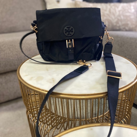 Tory Burch Tilda Nylon Crossbody - Black - Picture 2 of 5